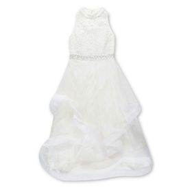 Speechless Women’ Large 7-16 Tween Maxi Gown Large Ribbon Hem Formal Dance Occasion