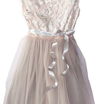Speechless Huge Women’ Cap-Sleeve Sequinned Brocade Gown
