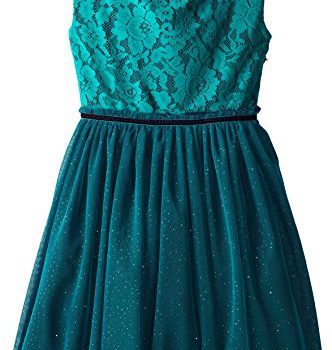 Speechless Massive Women’ Lace Costume with Glittery Tulle Skirt