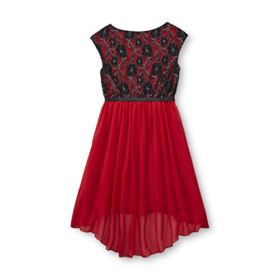 Speechless Big Girls Lace Bodice Occasion Dress 0 0