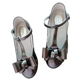 Joyfolie Arianna Bow Shoes in Bronze 0