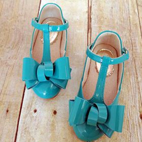 Joyfolie Arianna Bow Shoes in Lagoon 0 0