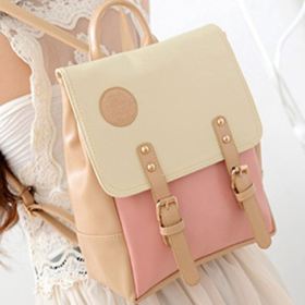 Big Mango Fashion Outdoor Bag SchoolBag Laptop Backpack Soft Satchel Handbag for Female Pink 0 0