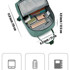 BESTIE 12 Small Backpack for Women Girls Cute Mini Bookbag Purse Little Square Travel Bag 118x83x47in 0 0