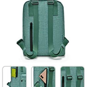 BESTIE 12 Small Backpack for Women Girls Cute Mini Bookbag Purse Little Square Travel Bag 118x83x47in 0 2