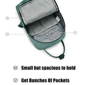 BESTIE 12 Small Backpack for Women Girls Cute Mini Bookbag Purse Little Square Travel Bag 118x83x47in 0 3