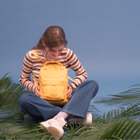BESTIE 12 Small Backpack for Women Girls Cute Mini Bookbag Purse Little Square Travel Bag 118x83x47in 0
