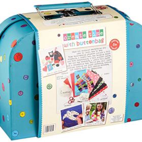 button bag Complete Creative Art Craft Sewing Set for Kids Ages 8 Years Up 0 0