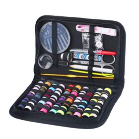 130 Mini Sewing Kit Southsun DIY Premium Sewing Supplies for Kids Beginner Travel Emergency with Scissors Thimble Thread Needles Tape Measure Carrying Case and Accessories 0