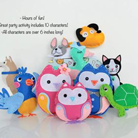 Art Craft Kits for Girls Sewing Kit with Read Along Story Book Fun Animals Dogs Cats Owls Project for Kids Creative and Educational Your Child Will Love Create A Memorable Experience to Cherish 0 1