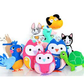 Art Craft Kits for Girls Sewing Kit with Read Along Story Book Fun Animals Dogs Cats Owls Project for Kids Creative and Educational Your Child Will Love Create A Memorable Experience to Cherish 0 4