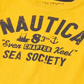 Nautica Boys Logo Screen Print Graphic Tee 0 0