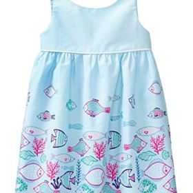 Gymboree Baby Girls Sleeveless Fish Border Dress 0