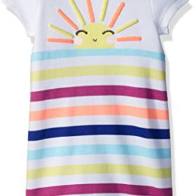 Gymboree Girls Toddler Short Sleeve Stripe Sunshine Dress 0