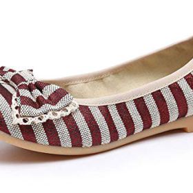 SAILING LU Round Toe Women Flats Slip on Ballet Flats Shoes Soft 0 0