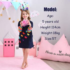 VIKITA Winter Toddler Girl Clothes Cotton Long Sleeve Girls Dresses for Kids 2 8 Years 0 1