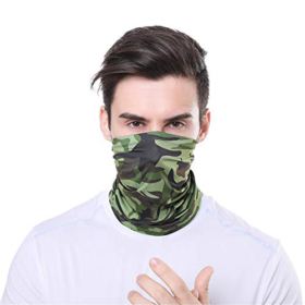 Unisex Camouflage Bandana Cooling Seamless Rave Camo Balaclavas UV Neck Gaiter Scarf Headwrap for Dust Outdoors Sports 0