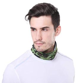 Unisex Camouflage Bandana Cooling Seamless Rave Camo Balaclavas UV Neck Gaiter Scarf Headwrap for Dust Outdoors Sports 0 2