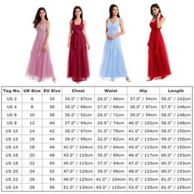 Women Lace Applique Wedding Bridesmaid Dress V Neck Padded Evening Cocktail Formal Pageant Long Maxi Ball Gown 0 5