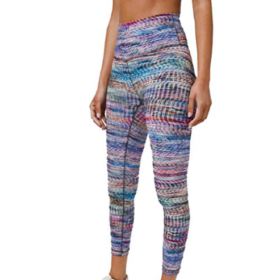 Lululemon Wunder Under HR Tight 28 Mix Mesh MELN Melanite 0