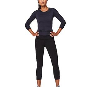 PACE RIVAL CROP Size 6 Black 0 3