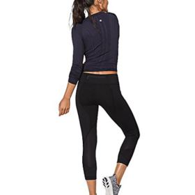 PACE RIVAL CROP Size 6 Black 0 4