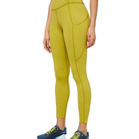 Lululemon Size 8 Fast Free HR Tight 25 Golden Lime Run 0