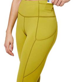 Lululemon Size 8 Fast Free HR Tight 25 Golden Lime Run 0 0