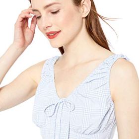 ASTR the label Womens Caden Off The Shoulder Gingham Fashion Ruffle Top 0 0