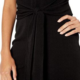 ASTR the label Womens Tie Front Sleeveless Wide Leg Crop Jumpsuit 0 0