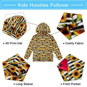 Ahegao Unisex Kids Hoodies Sweaters 3D Printed Casual Hooded Sweatshirts with Big Pockets for 4 14T Boys Girls 0 2