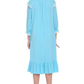 Ekouaer Girls Nightgowns Long Sleeve Sleep Shirt Cotton Princess Sleepwear Pajama Dress 4 13 Years 0 3