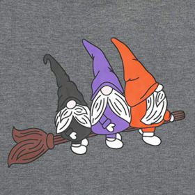 Womens Halloween T Shirt Top Cute Gnomes with Broom Shirts Fall Autumn T Shirt Graphic Funny Tees Tops 0 5