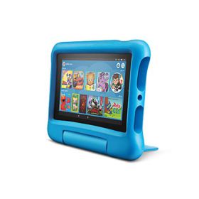 Fire 7 Kids Edition Tablet 7 Display 16 GB Blue Kid Proof Case 0 0