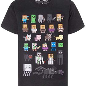 Minecraft Sprites Boys T Shirt 0