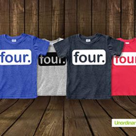 4th Birthday Shirt boy Gifts for 4 Year Old Boys Shirts Toddler Tshirt Fourth 0 4