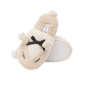 Jessica Simpson Girls Cute and Cozy Plush Slip on House Slippers With Memory Foam 0