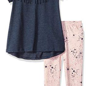 Jessica Simpson Baby Girls Mineral Washed Top and Legging Set 0
