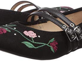 Jessica Simpson Girls Milla Ballet Flat Black 0 5