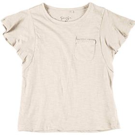 Jessica Simpson Big Girls Flutter Sleeve Pocket Tee 0