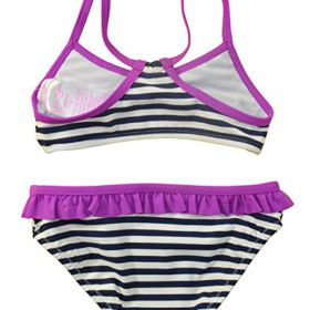 Jessica Simpson Little Girls Striped Bikini 0 0