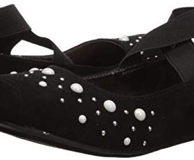 Jessica Simpson Girls Misha Ballet Flat Black 4 Regular US Big Kid 0 5