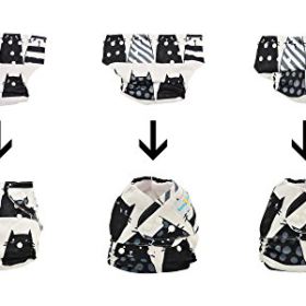 Babygoal Cloth Diapers for Boys Adjustable Reusable Nappy 6pcs Diapers6pcs Microfiber Inserts4pcs Bamboo Inserts 6YDB06 0 2
