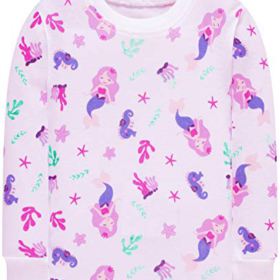 shelry Pajamas for Girls Toddler Kids Shoes Pyjamas Children 4 Pack 4 Pieces Princess Sleepwear Pants Set 0 4