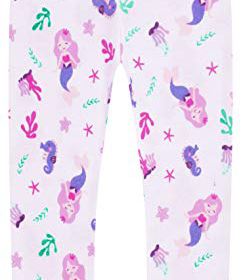 shelry Pajamas for Girls Toddler Kids Shoes Pyjamas Children 4 Pack 4 Pieces Princess Sleepwear Pants Set 0 5