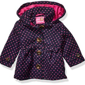 Pink Platinum Baby Girls Wool Coat with Cute Bow Applique 0 0