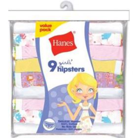 Hanes Girls Hipster Multipack colors and prints may vary 0 0