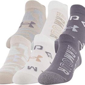 Under Armour Youth Essential 20 No Show Socks 6 Pairs 0 1