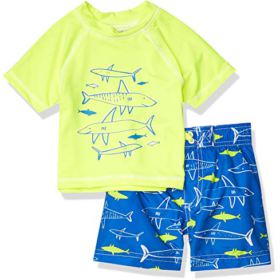 Wippette Boys’ Child Two Piece Printed Rashguard Units