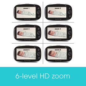 Summer Baby Pixel Zoom HD Video Baby Monitor with 5 Inch Display and Remote Steering Camera High Definition Baby Video Monitor with Clearer Nighttime Views and SleepZone Boundary Alerts 0 1